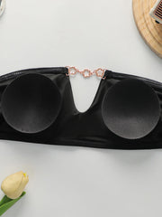 Women's sexy strapless U-shaped detachable Bra