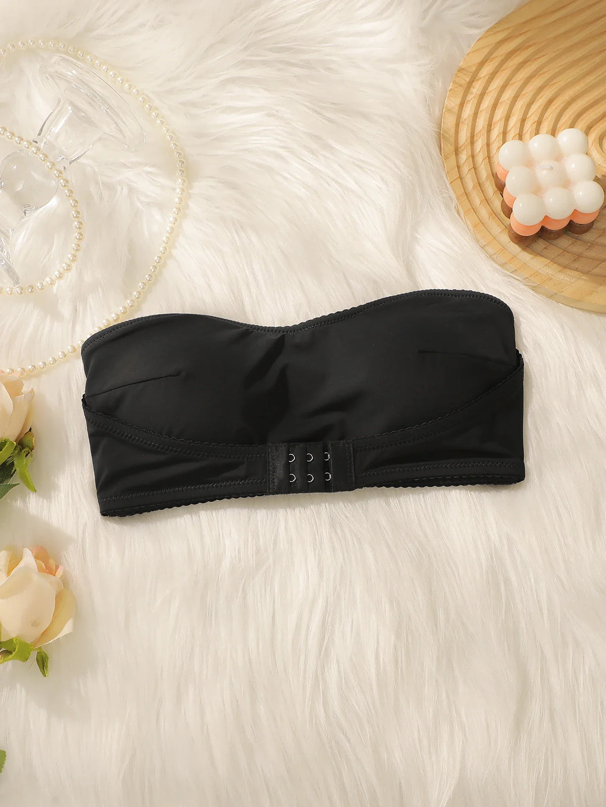 Women's sexy strapless front buckle Underwear