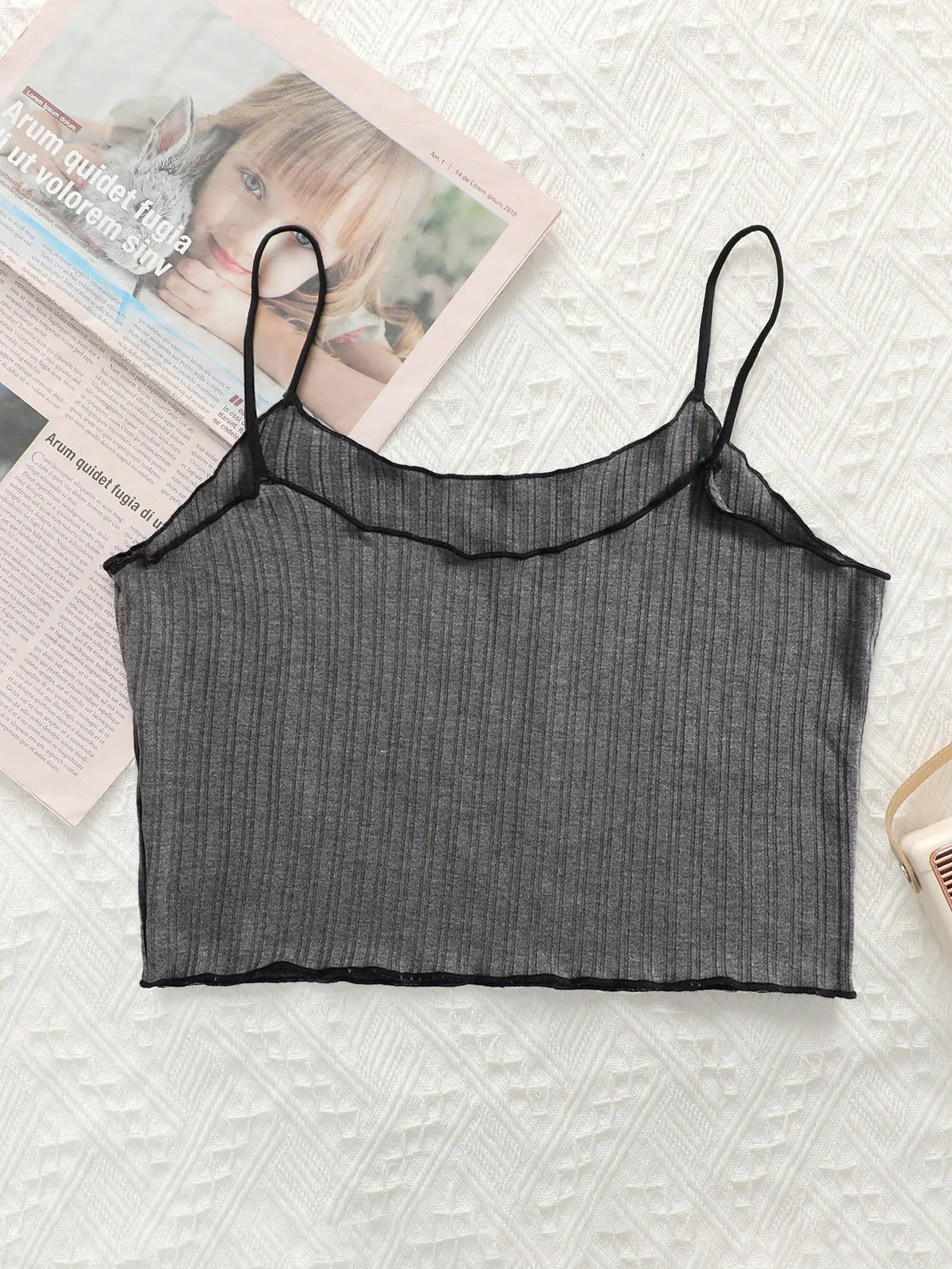 Women's sexy striped camisole underwear