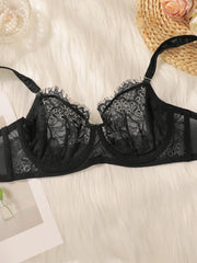Women's transparent lace sexy lingerie