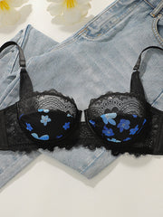 Womens Black Lace Bra