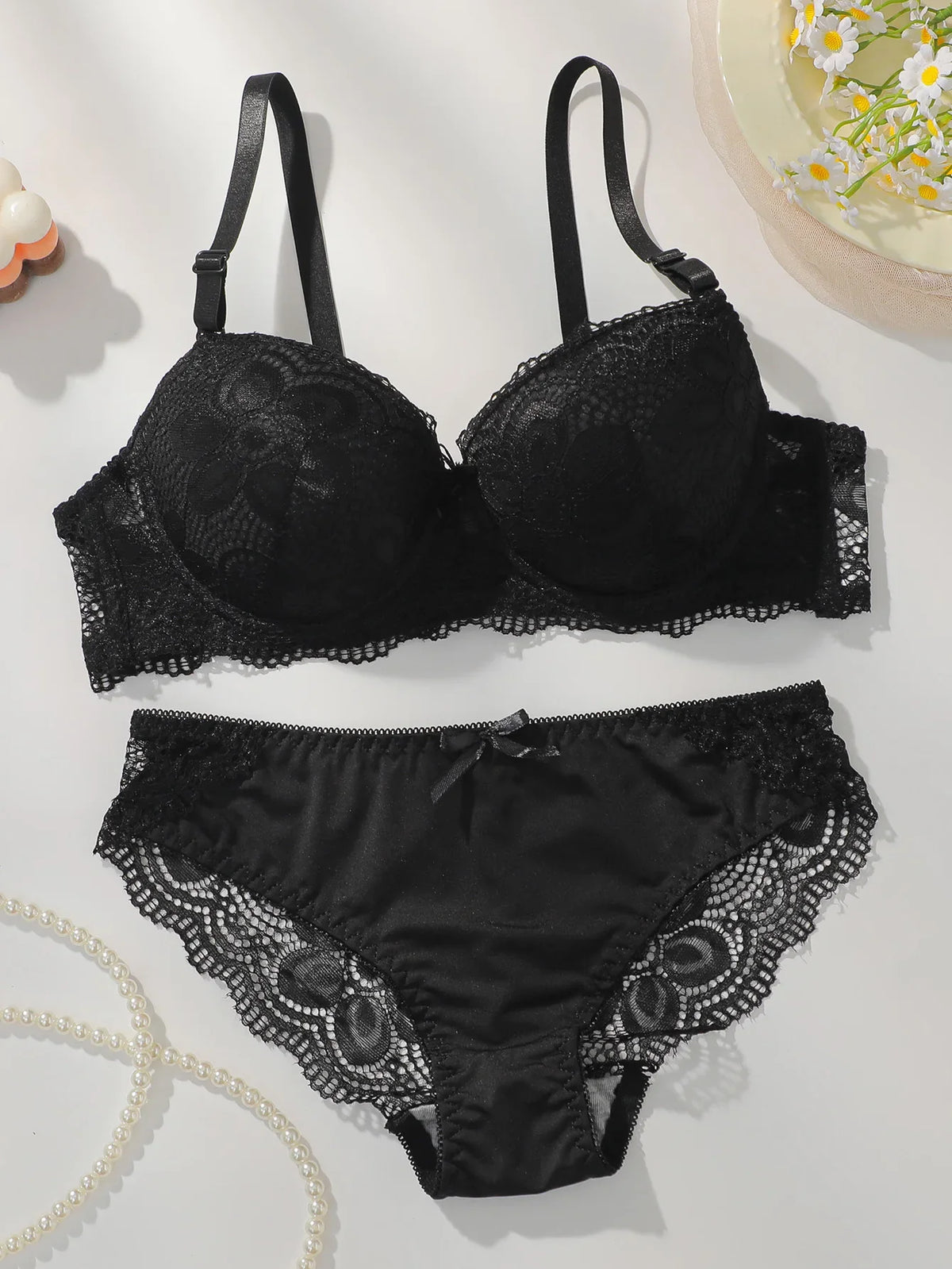Womens Sexy Lace Underwire Bra