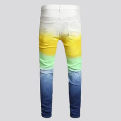 Multi-color jeans for men