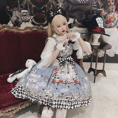 Alice Wonderland Queen Lolita Dress