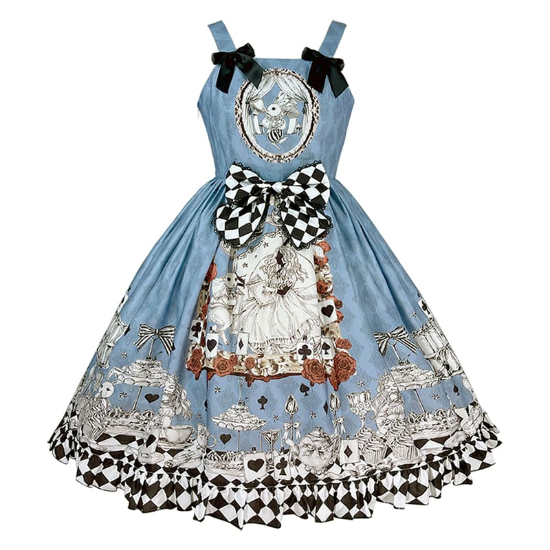 Alice Wonderland Queen Lolita Dress
