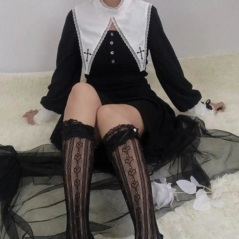 Black Gothic Lolita Dress