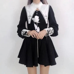 Black Gothic Lolita Dress
