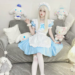 Blue Black Sweet Maid Dolly Dress