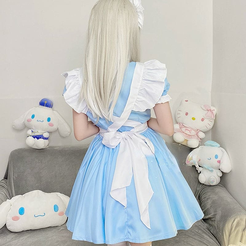 Blue Black Sweet Maid Dolly Dress