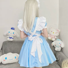 Blue Black Sweet Maid Dolly Dress