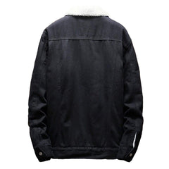 Solid Color Denim Jacket