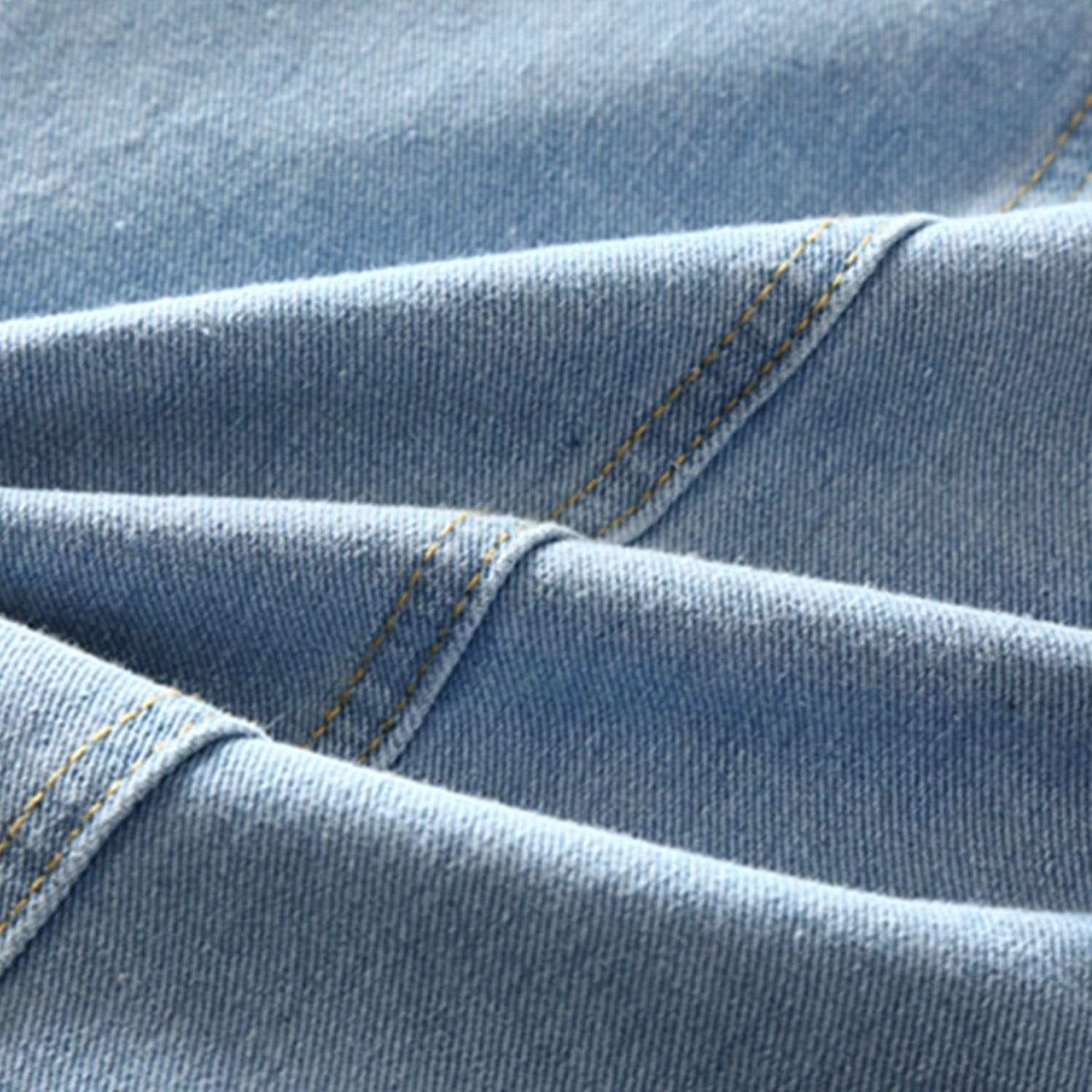 Solid Color Denim Jacket
