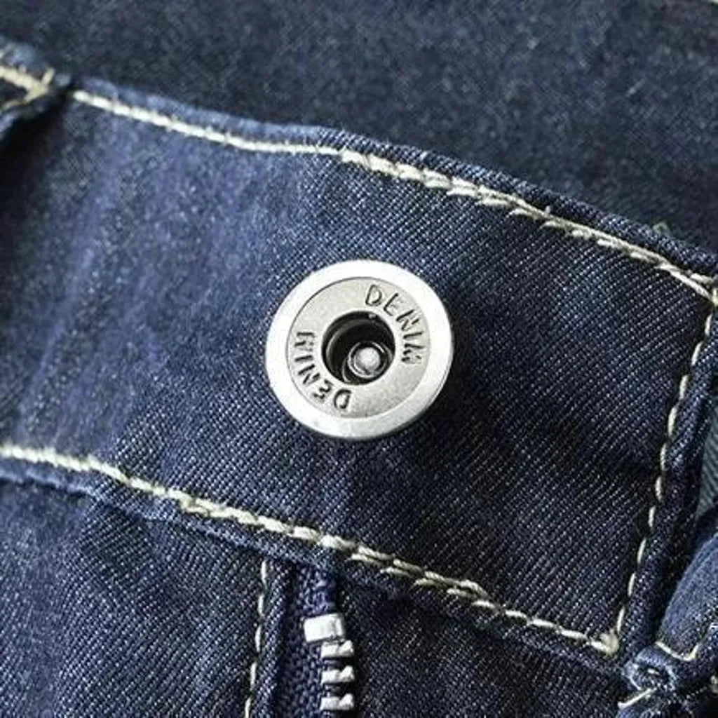 Light-wash stonewashed jeans for men