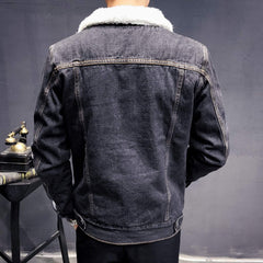 Solid Color Denim Jacket