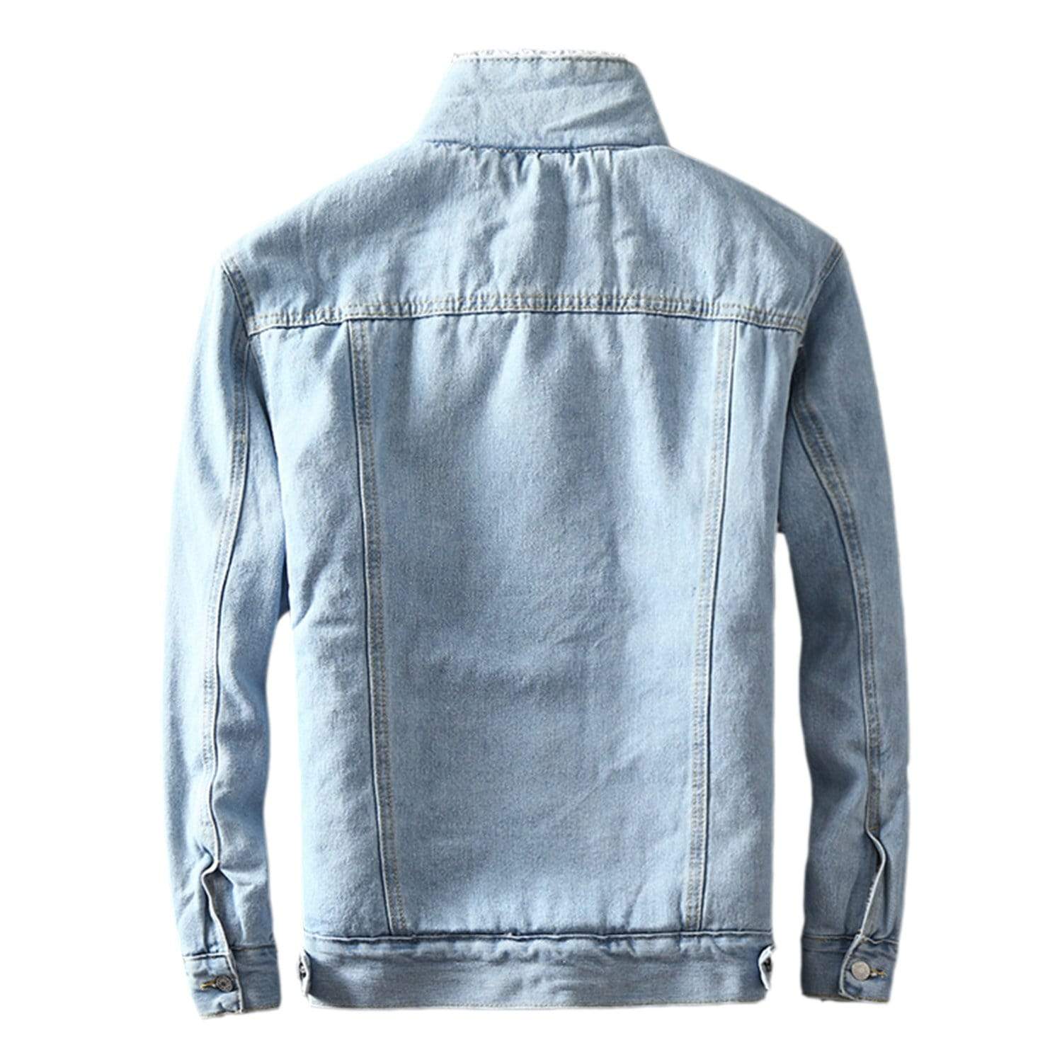 Solid Color Denim Jacket