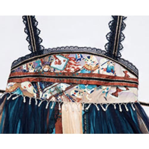 Classical Colorful Paint Hanfu Dress