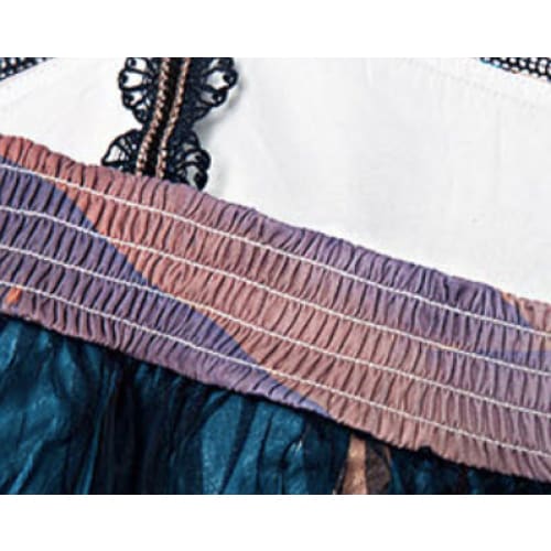 Classical Colorful Paint Hanfu Dress