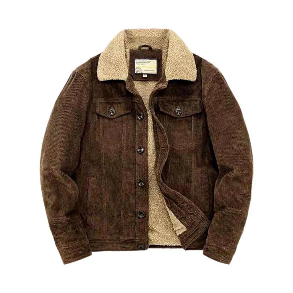 Color outwear men's jeans jacket
