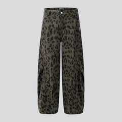 Colorful fashion street style men's denim pants