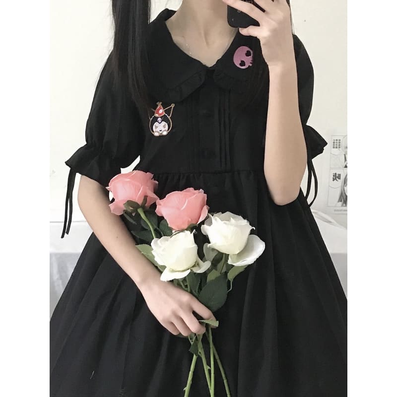 Cute Black Cartoon Devil Dress