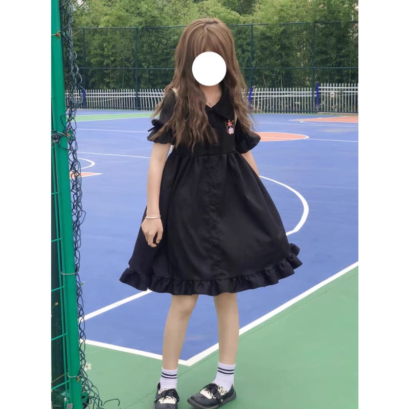 Cute Black Cartoon Devil Dress