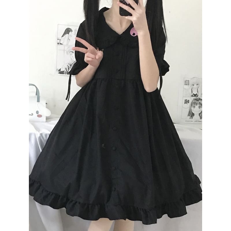 Cute Black Cartoon Devil Dress