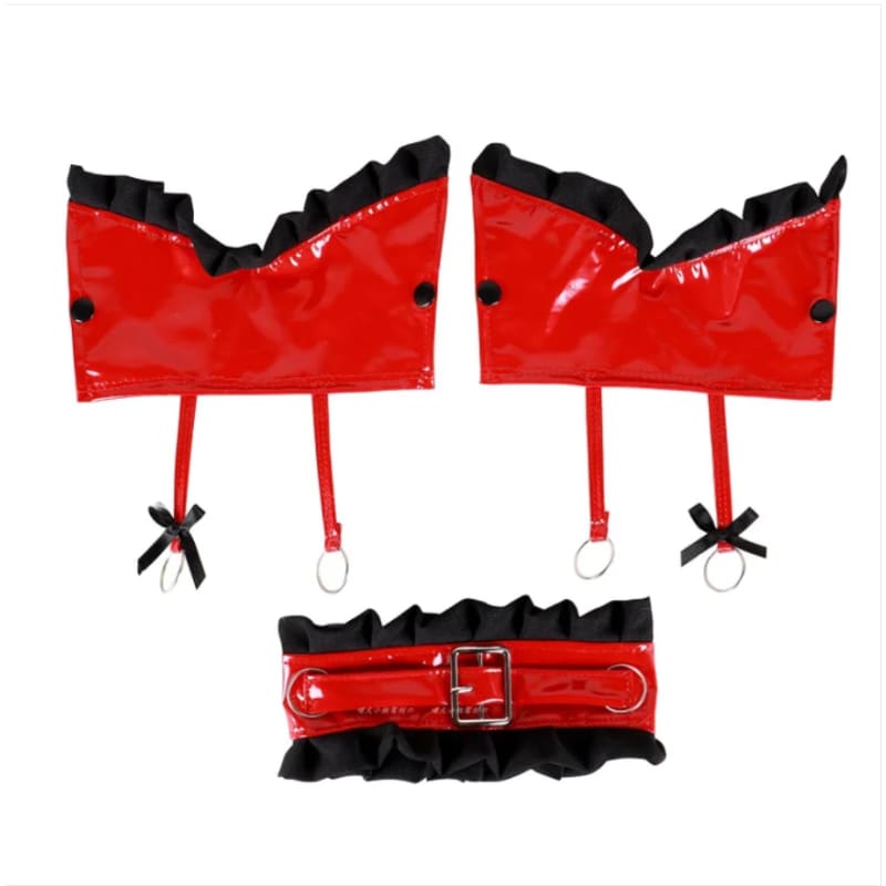 Cute Devil Wings Black Pink Dress