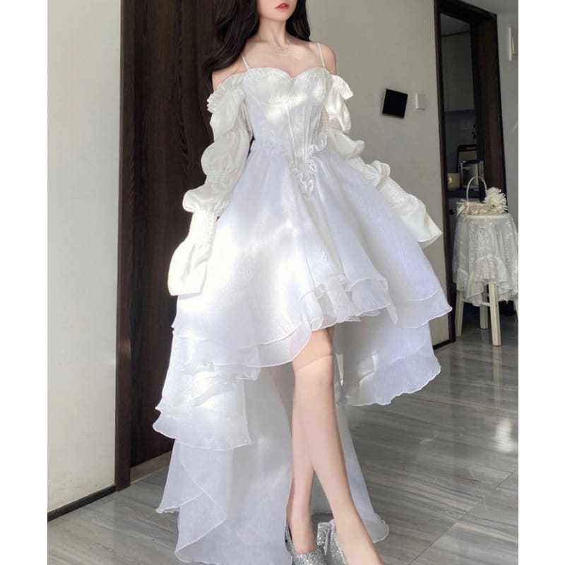 Cute Elegant Party White Princess Dress