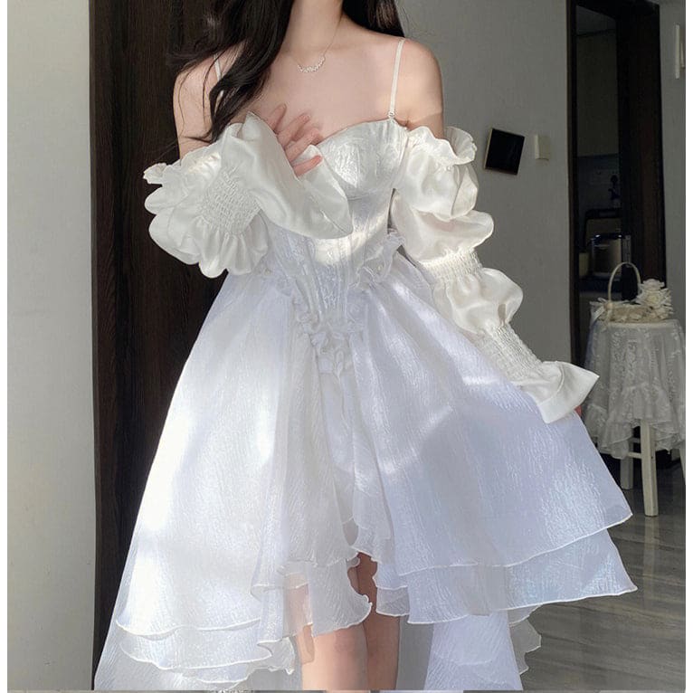 Cute Elegant Party White Princess Dress