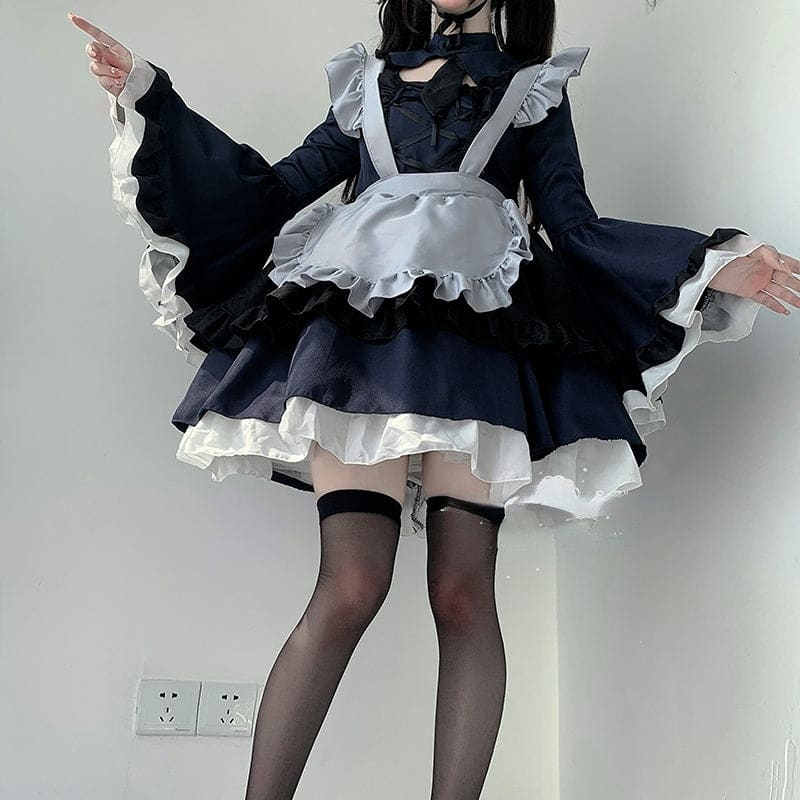 Cute Kitagawa Marin Dress-up Darling Maid Lolita Dress Cosplay