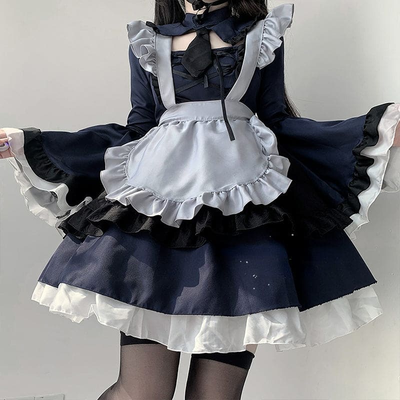 Cute Kitagawa Marin Dress-up Darling Maid Lolita Dress Cosplay