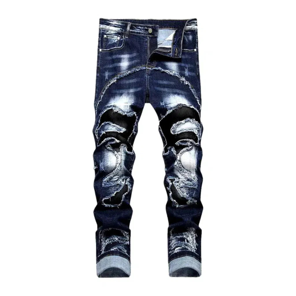 Dark-wash jeans for men
