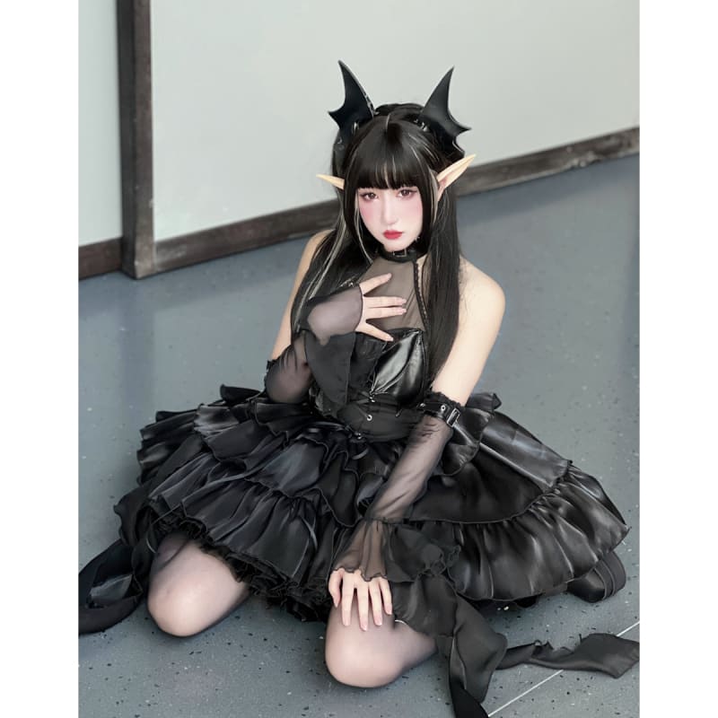 Devil Queen Mei Black Lolita Dress