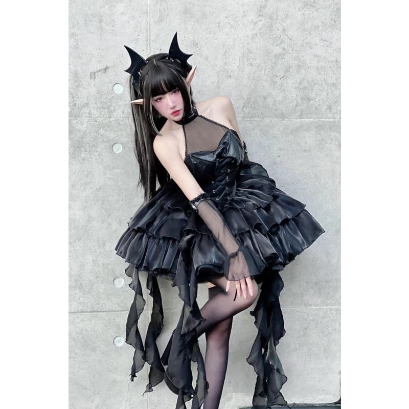 Devil Queen Mei Black Lolita Dress
