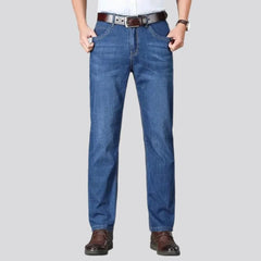Whiskered men's thin jeans