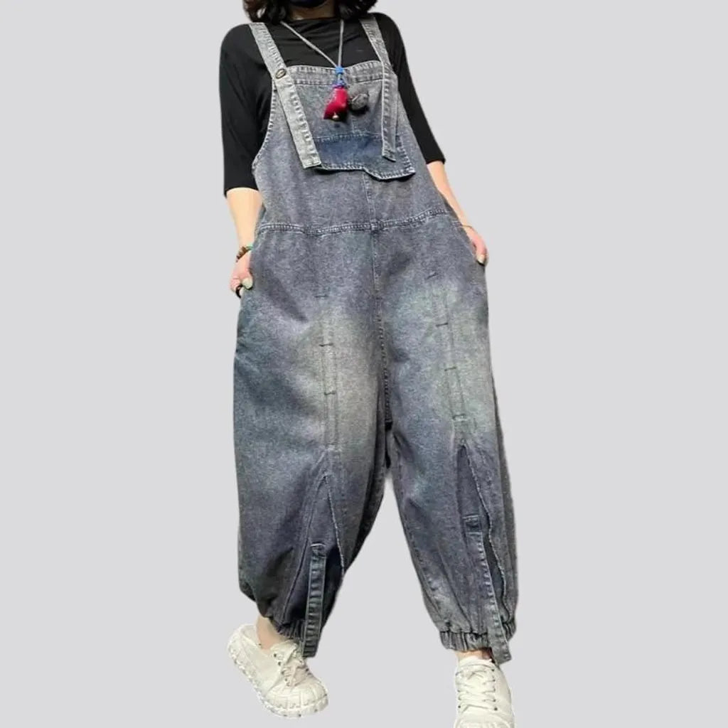Trendy jean dungaree for women