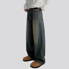 Vintage men's yellow-cast jeans