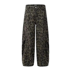Colorful fashion street style men's denim pants