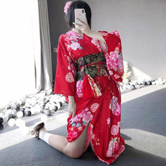 Elegant Kimono Robe Dress
