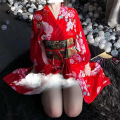 Elegant Kimono Robe Dress
