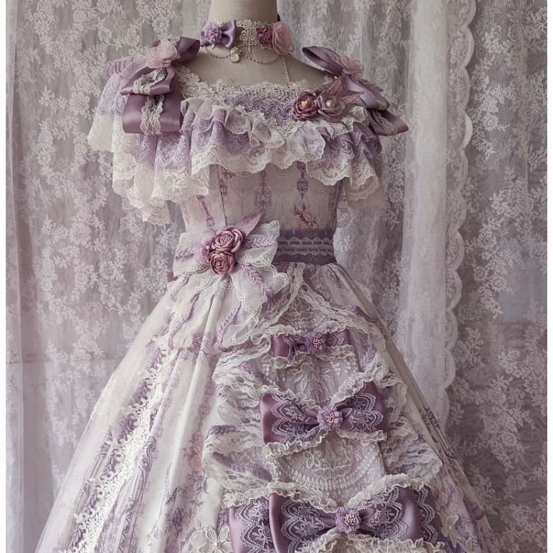 Fairyland Victorian Hime Lolita Pastel Purple Dress