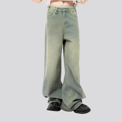 Fashion soft faded wash men's jeans