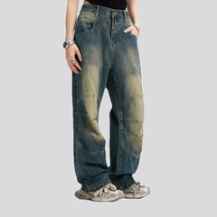 Fashionable baggy boho style jeans for men