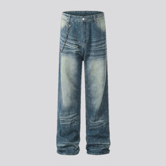 Fashionable boho slouchy men's jeans