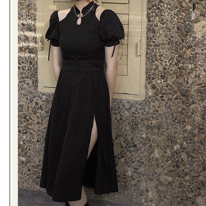 Fashionable Qipao Elegant Long Dress