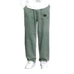 Floor-length vintage jeans for men