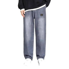 Floor-length vintage jeans for men