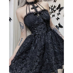 Gothic Black Cross Dress