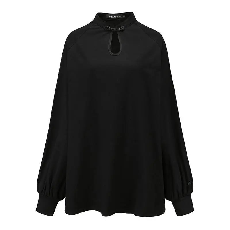 Gothic Cheongsam Style Loose Shirt Dress