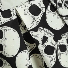 Gothic Halloween Skulls Tassel Dress